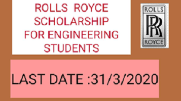 Rolls-Royce Unnati Scholarships For Women Engineering Students