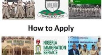 Nigeria Immigration Recruitment 2023