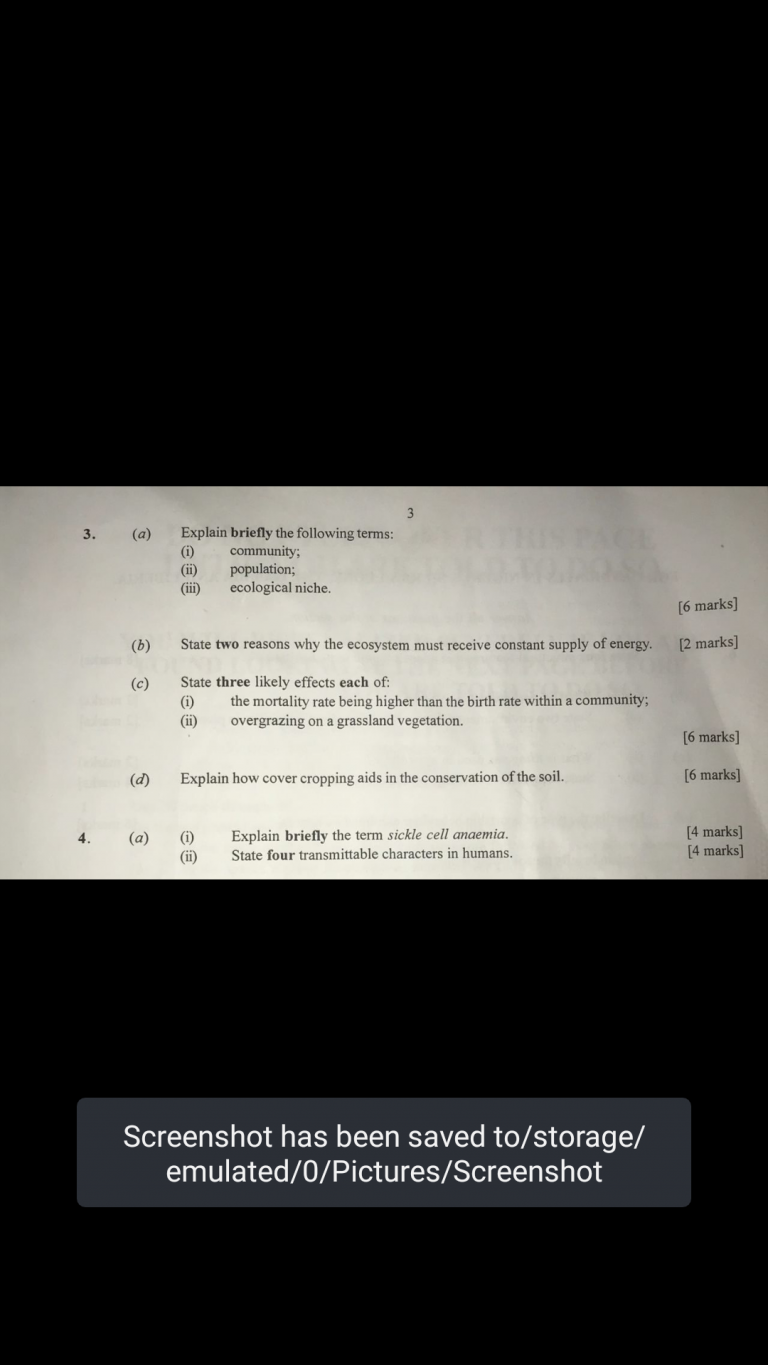 Waec Biology Questions 2020 Confirmed Myscholarshipbaze Waec Biology Questions 2020 Confirmed Myscholarshipbaze