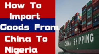 How to import goods from china to Nigeria