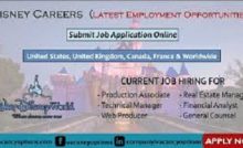 Disney Job offers you can apply