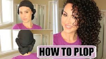 How To Plop Your Hair