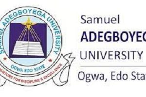 Samuel Adegboyega University recruitment 2022