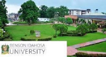 Benson Idahosa University school fees