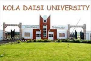 Kola Daisi University school fees for 2023