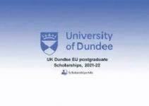 UK University of Dundee EU Postgraduate Scholarships 2022