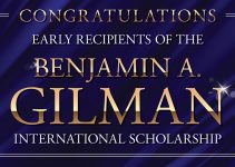 Benjamin A. Gilman Scholarship 2022