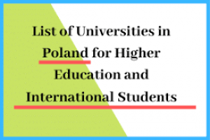 List of Universities in Poland