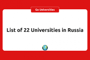 List of Universities in Russia