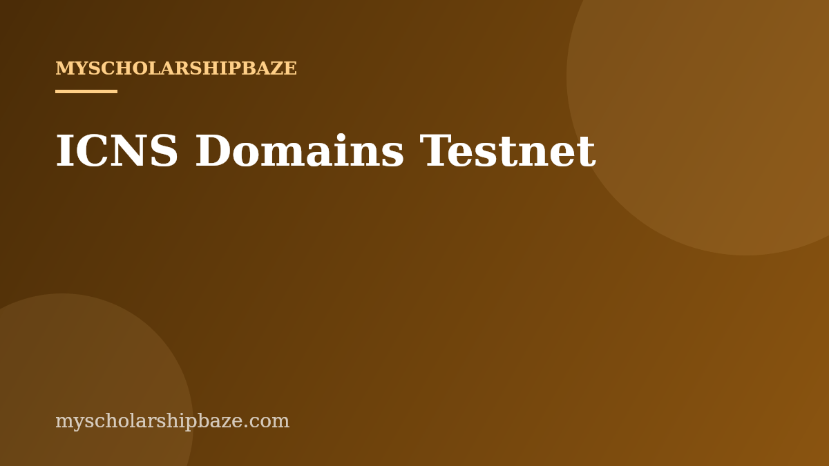 ICNS Domains Testnet