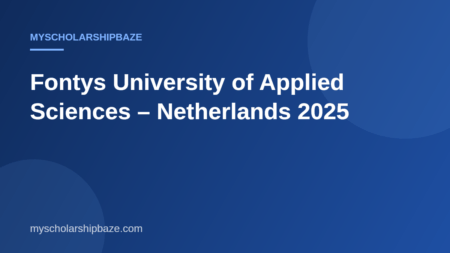 Fontys University of Applied Sciences – Netherlands 2025