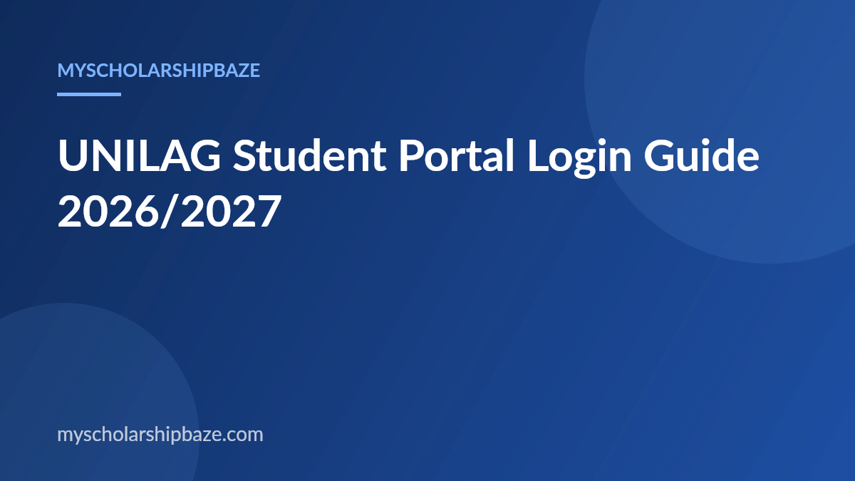 UNILAG Student Portal Login Guide 2026/2027