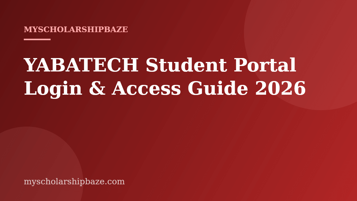 YABATECH Student Portal Login & Access Guide 2026